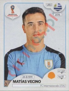 107 Matías Vecino – FIFA World Cup Russia 2018 Panini