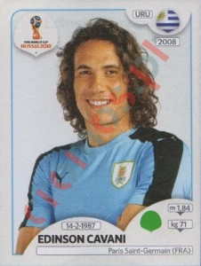 108 Edinson Cavani – FIFA World Cup Russia 2018 Panini