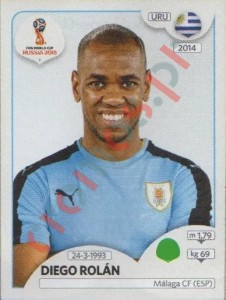 111 Diego Rolán – FIFA World Cup Russia 2018 Panini