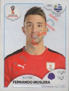 94 Fernando Muslera – FIFA World Cup Russia 2018 Panini