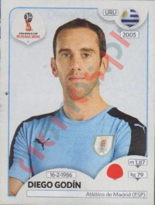 96 Diego Godín – FIFA World Cup Russia 2018 Panini