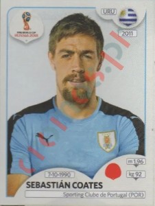 99 Sebastián Coates – FIFA World Cup Russia 2018 Panini