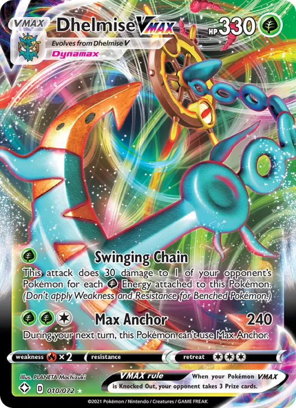 10 Dhelmise VMAX – Shining Fates