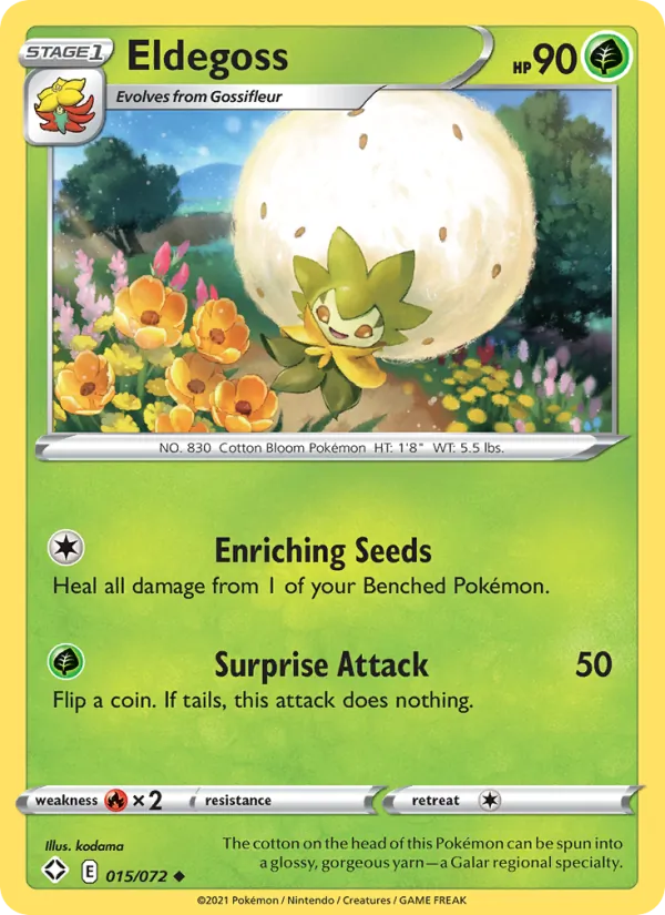 15 Eldegoss – Shining Fates