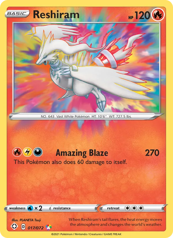 17 Reshiram – Shining Fates