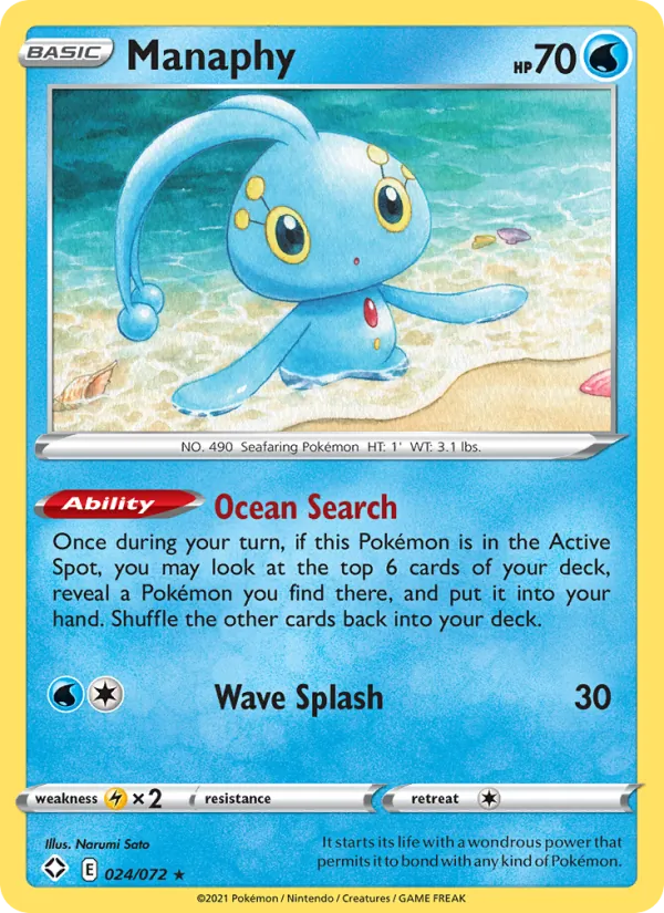 24 Manaphy – Shining Fates