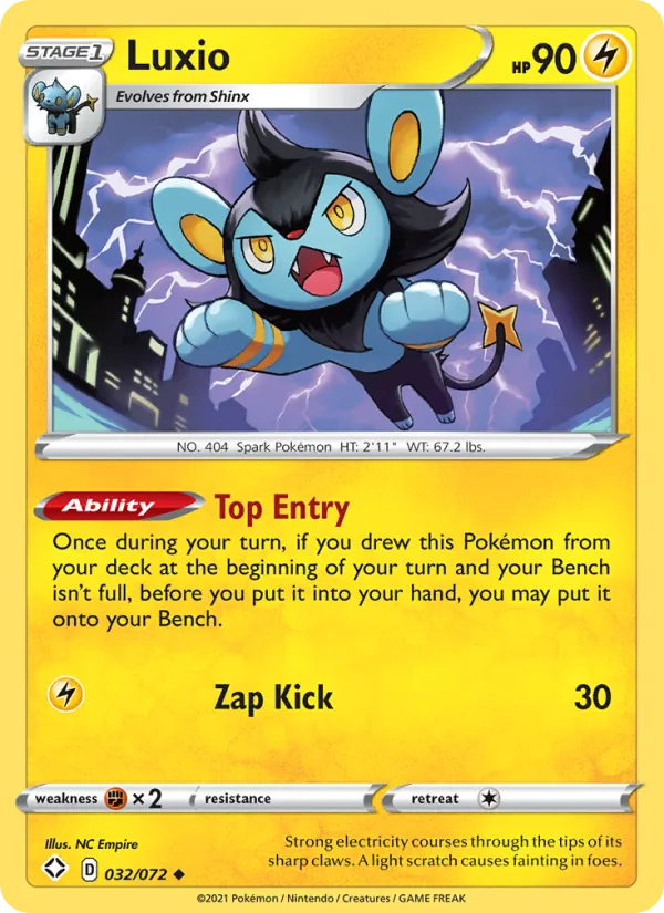 32 Luxio – Shining Fates