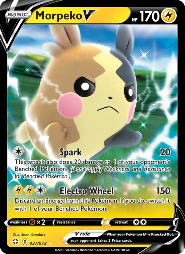 37 Morpeko V – Shining Fates