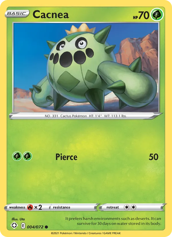 4 Cacnea – Shining Fates
