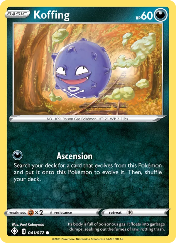 41 Koffing – Shining Fates