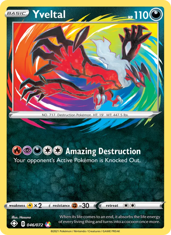 46 Yveltal – Shining Fates