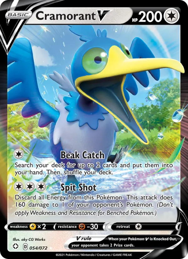 54 Cramorant V – Shining Fates