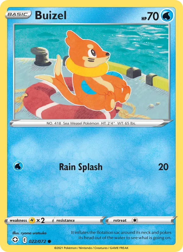 22-RH Buizel – Shining Fates