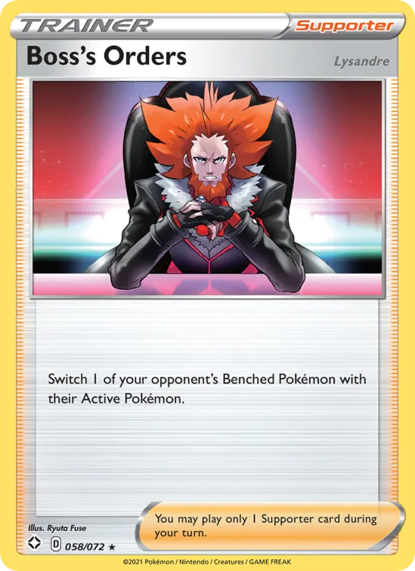 58-RH Boss's Orders (Lysandre) – Shining Fates