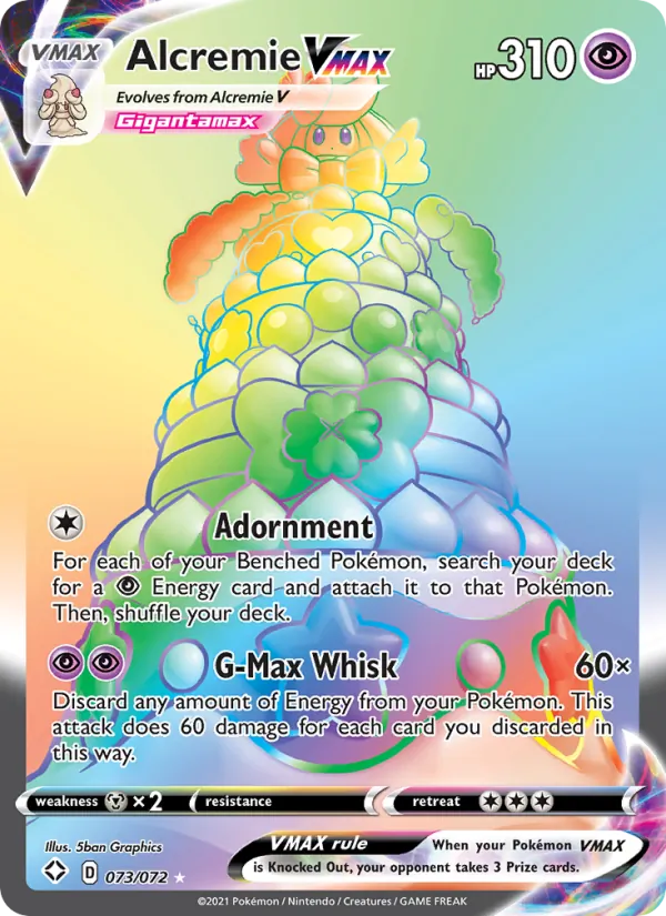 73 Alcremie VMAX – Shining Fates