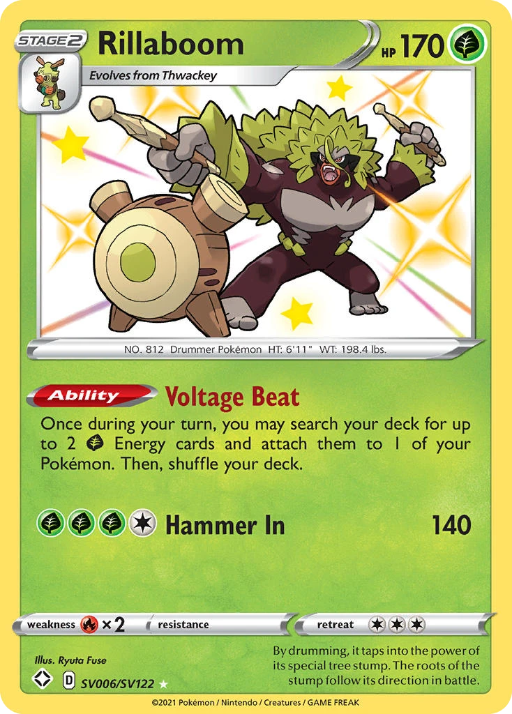 SV006 Rillaboom – Shining Fates
