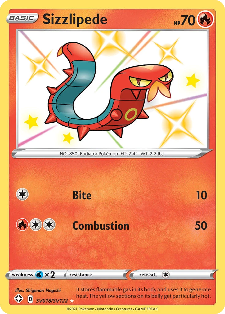 SV018 Sizzlipede – Shining Fates