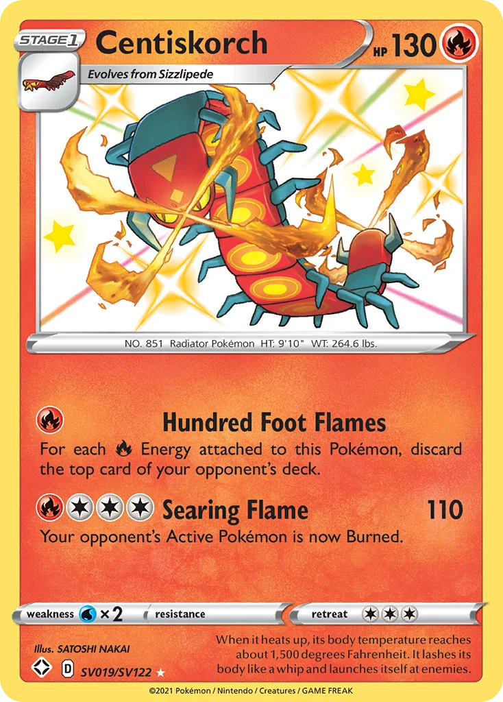SV019 Centiskorch – Shining Fates