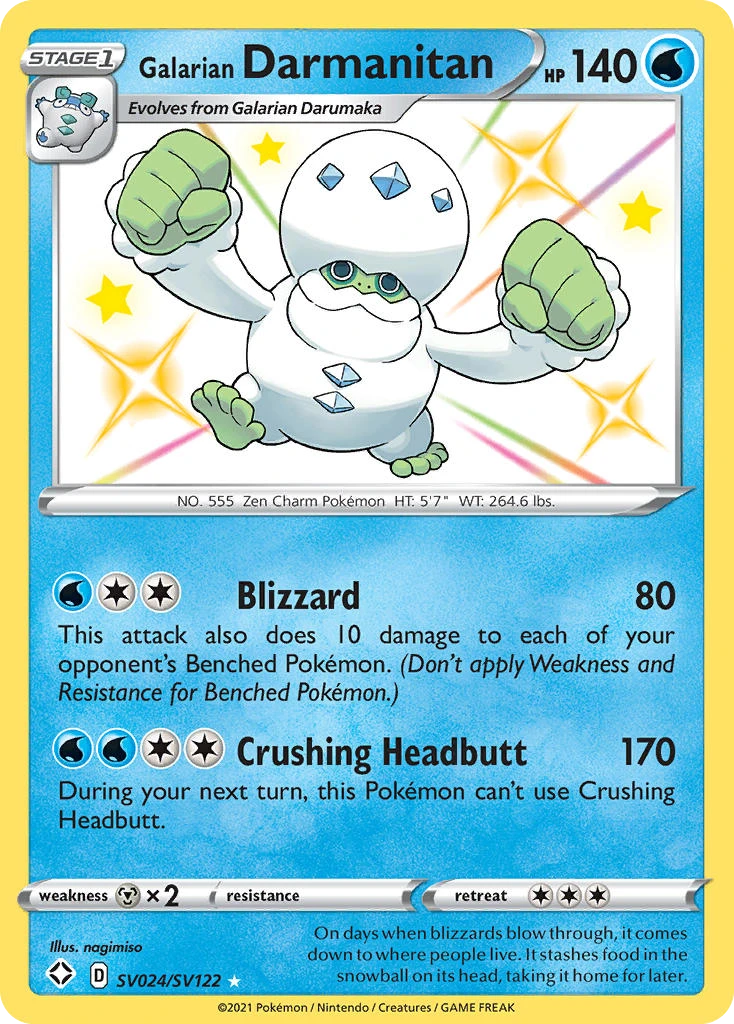 SV024 Galarian Darmanitan – Shining Fates