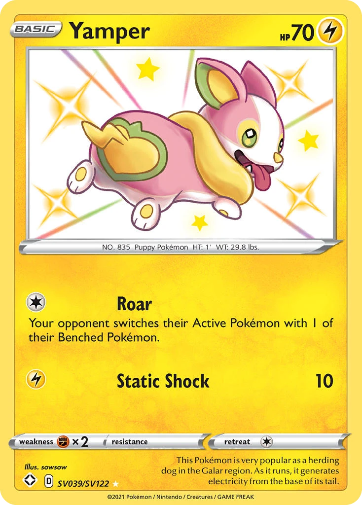 SV039 Yamper – Shining Fates