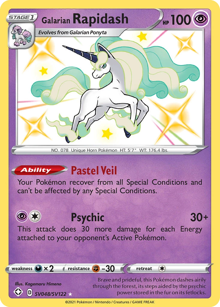 SV048 Galarian Rapidash – Shining Fates