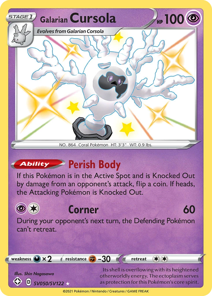 SV050 Galarian Cursola – Shining Fates