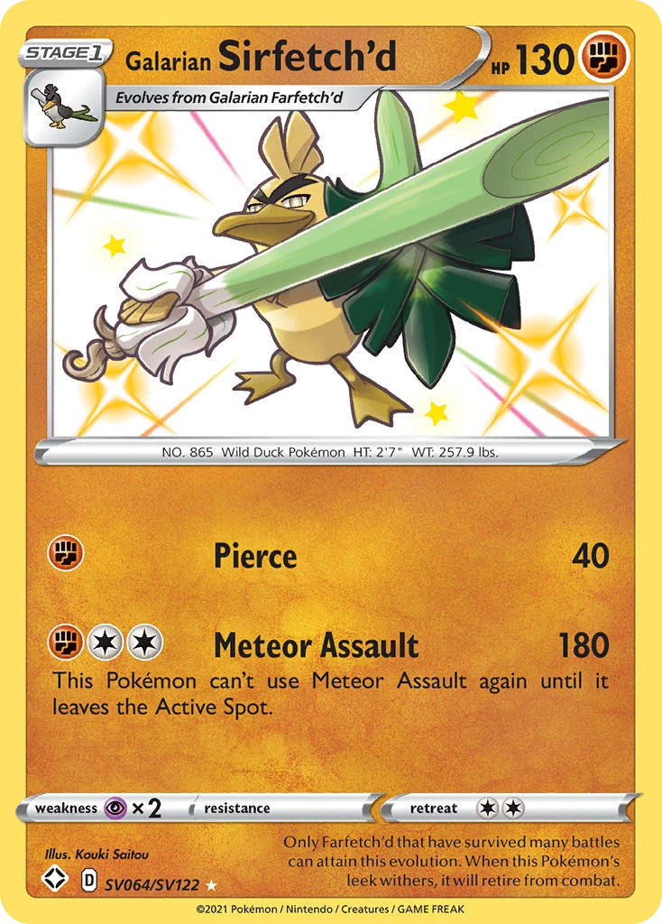 SV064 Galarian Sirfetch'd – Shining Fates