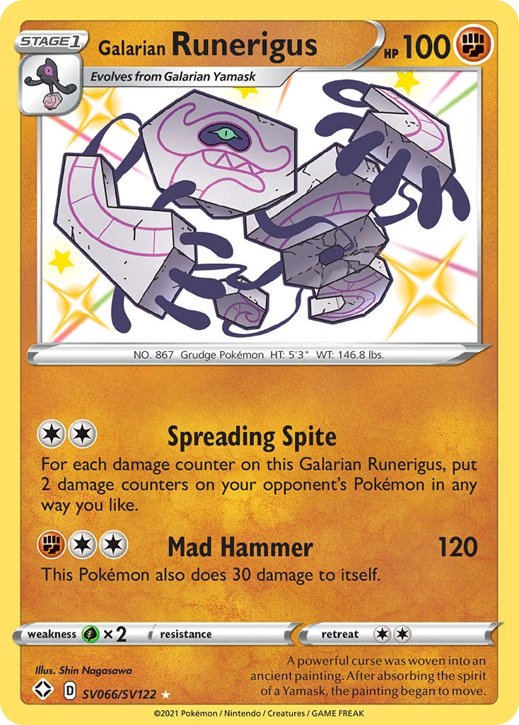 SV066 Galarian Runerigus – Shining Fates