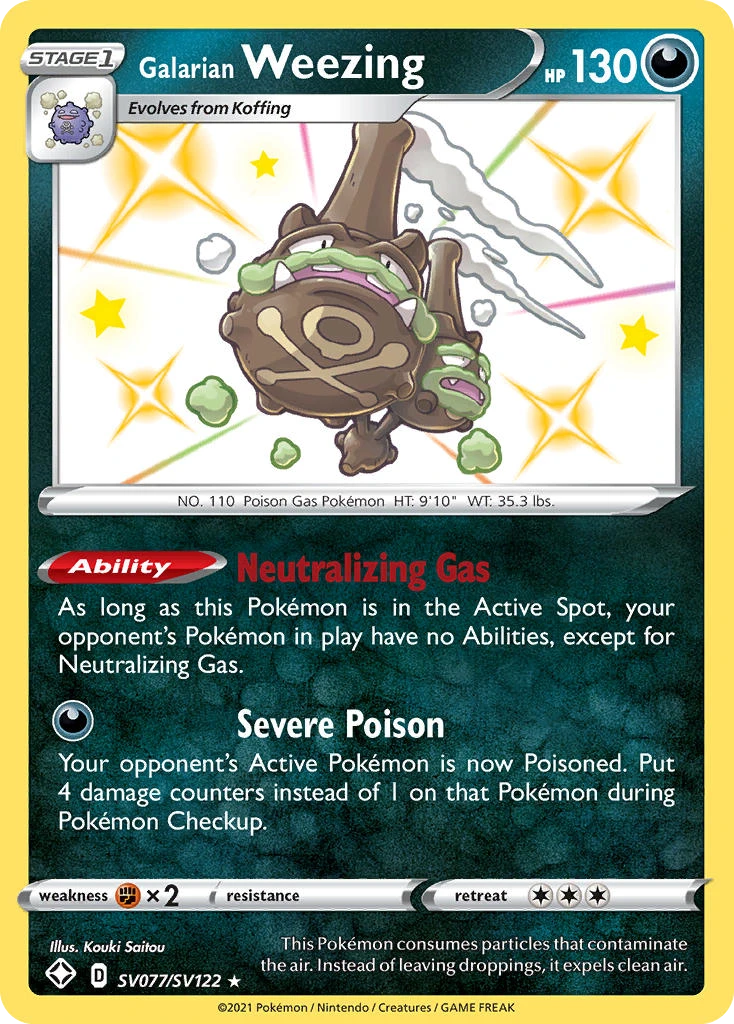 SV077 Galarian Weezing – Shining Fates