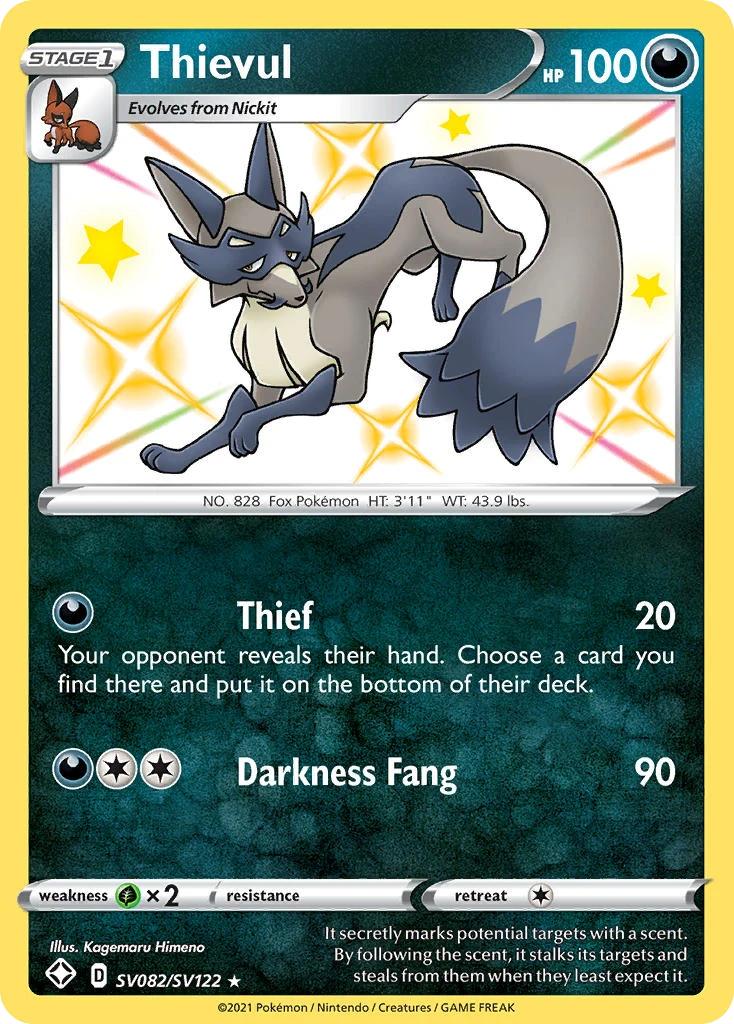 SV082 Thievul – Shining Fates