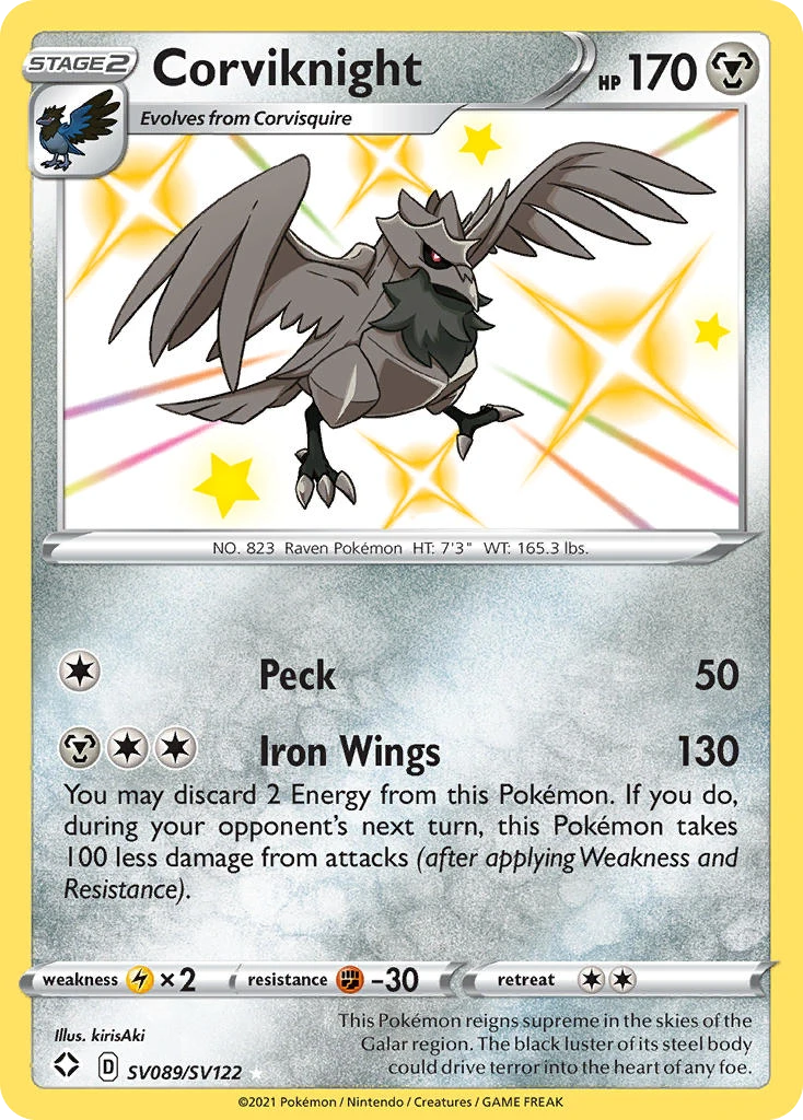 SV089 Corviknight – Shining Fates