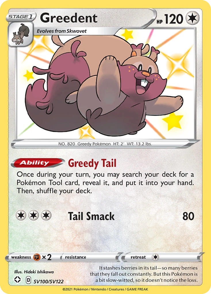 SV100 Greedent – Shining Fates