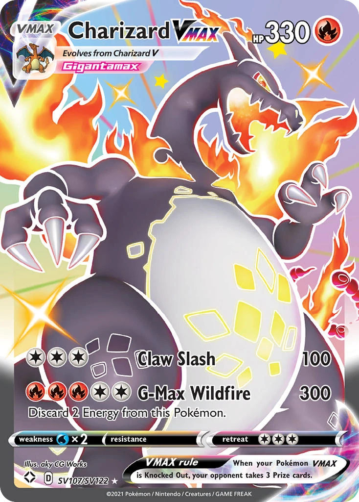 SV107 Charizard VMAX – Shining Fates