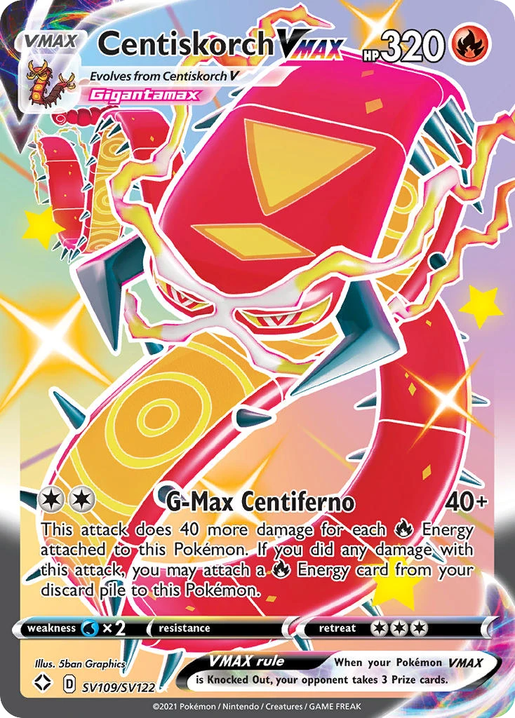 SV109 Centiskorch VMAX – Shining Fates