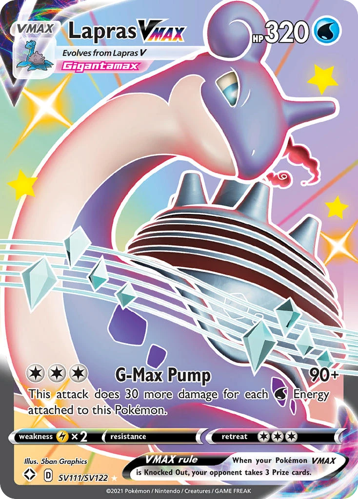 SV111 Lapras VMAX – Shining Fates