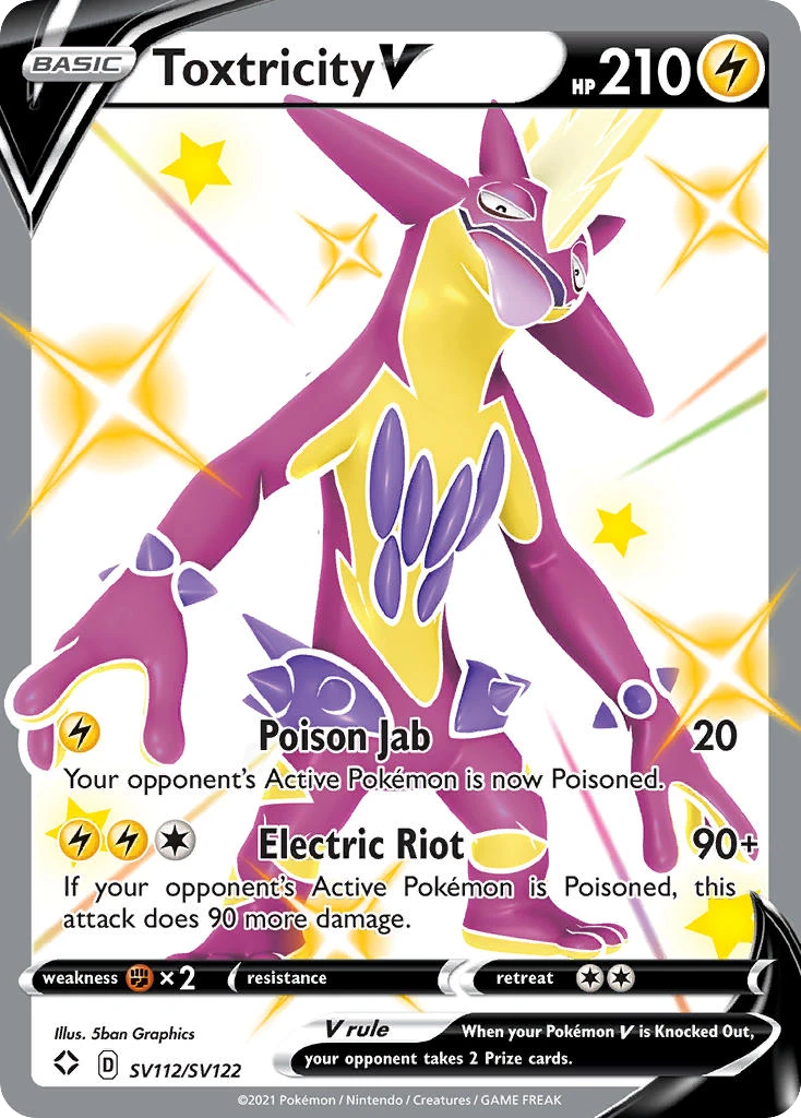 SV112 Toxtricity V – Shining Fates