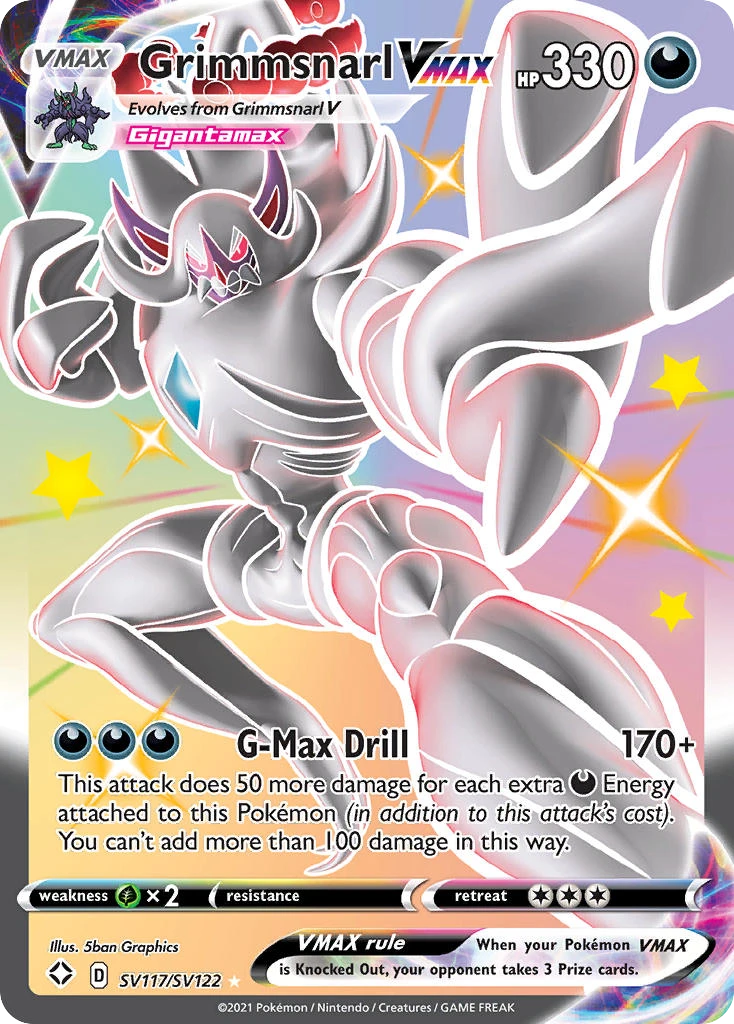SV117 Grimmsnarl VMAX – Shining Fates