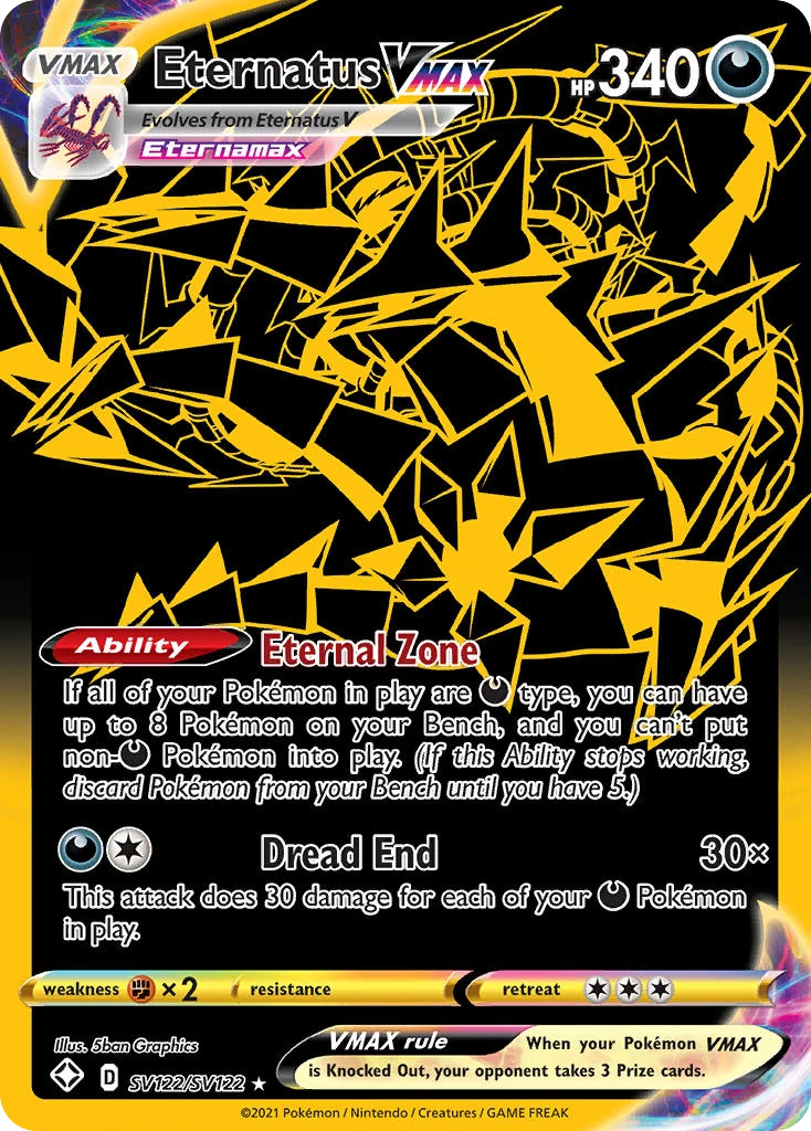 SV122 Eternatus VMAX – Shining Fates