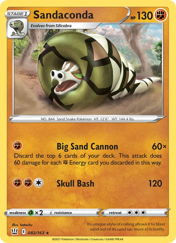 82-holo-cosmos Sandaconda (Cosmos Holo) – Battle Styles
