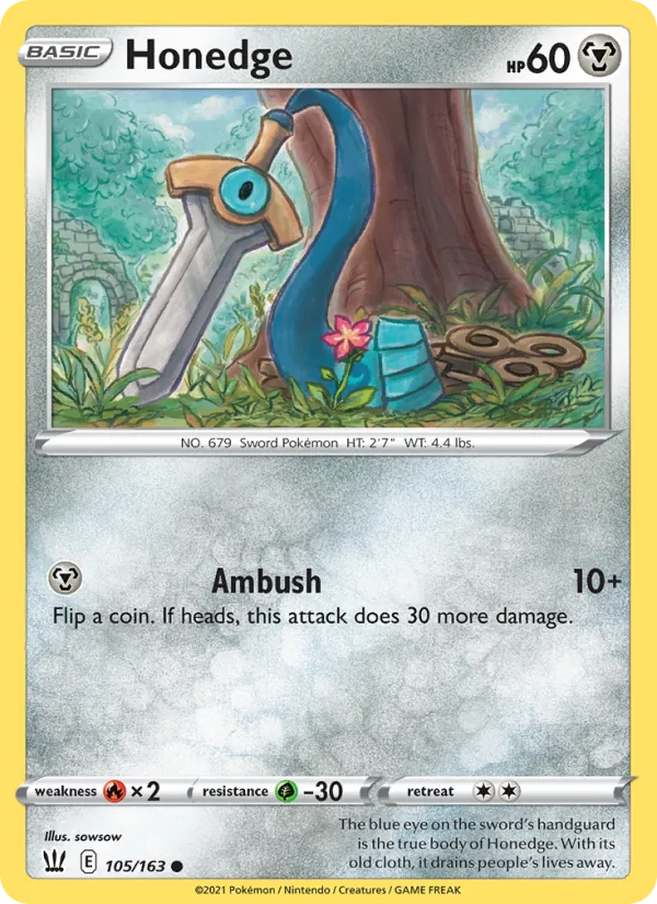 105 Honedge – Battle Styles