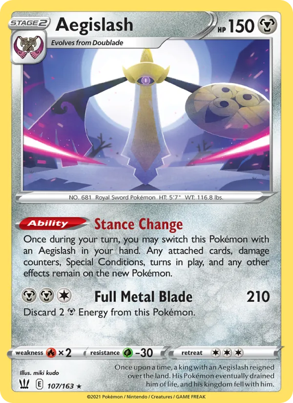 107 Aegislash – Battle Styles