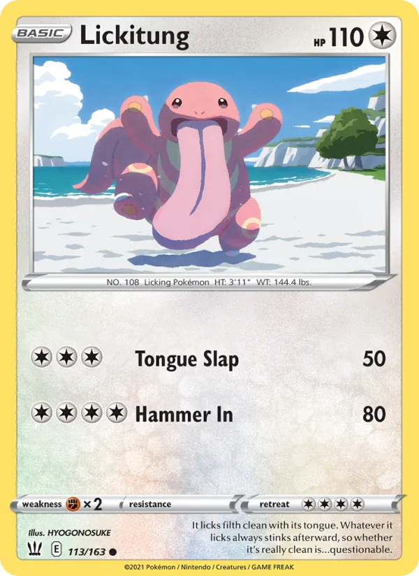 113 Lickitung – Battle Styles