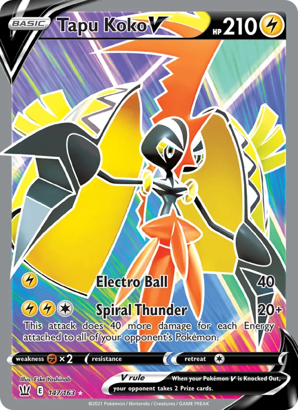 147 Tapu Koko V – Battle Styles