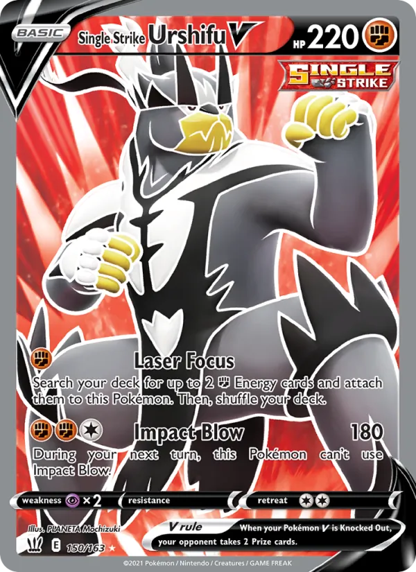 150 Single Strike Urshifu V – Battle Styles