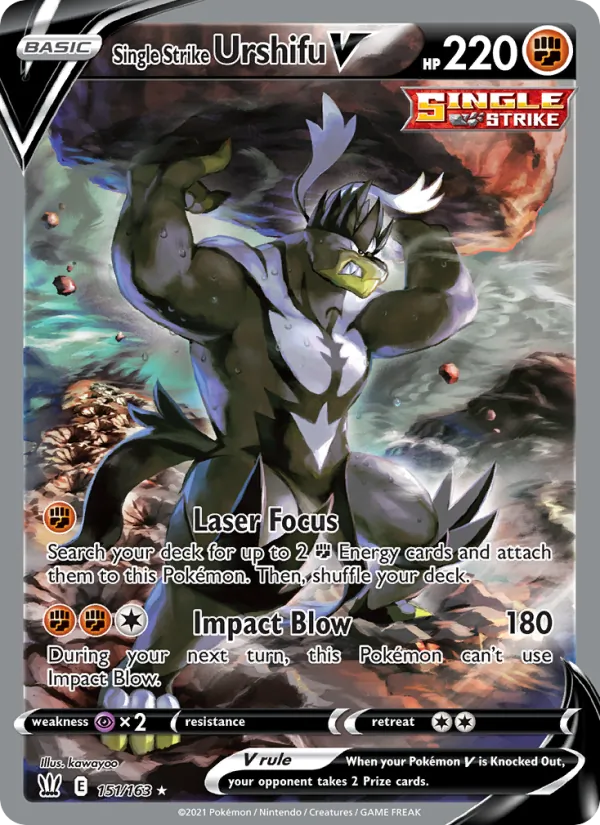 151 Single Strike Urshifu V – Battle Styles