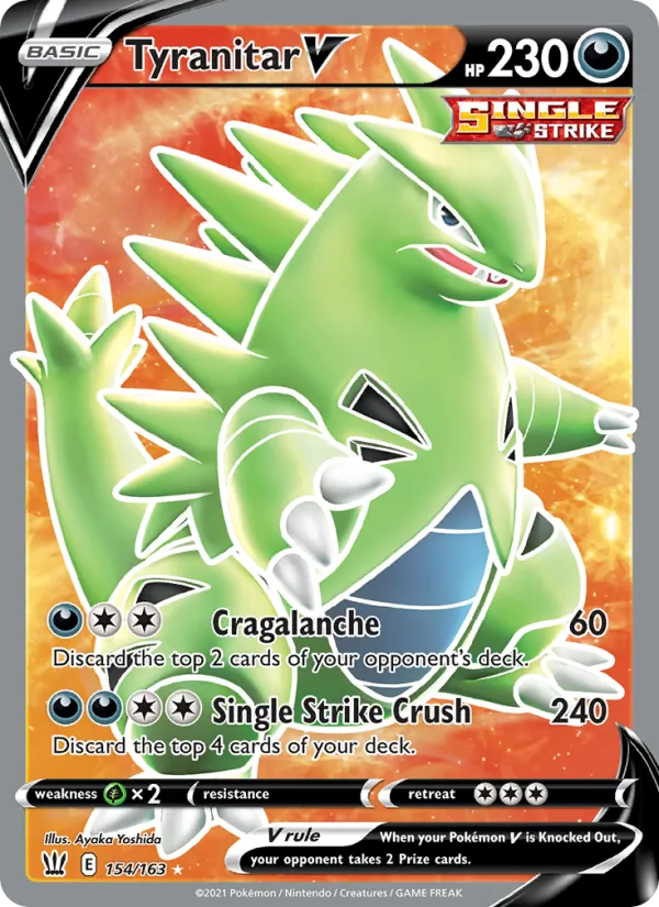 154 Tyranitar V – Battle Styles