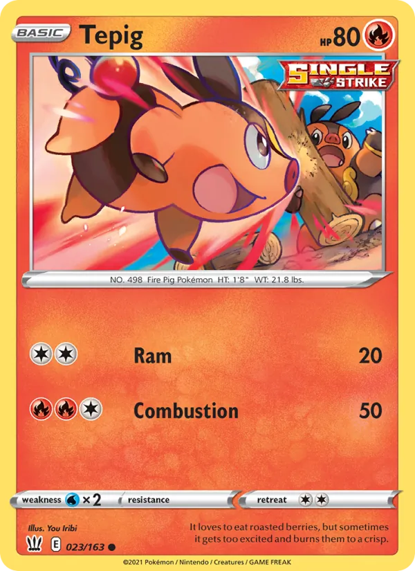 23 Tepig – Battle Styles