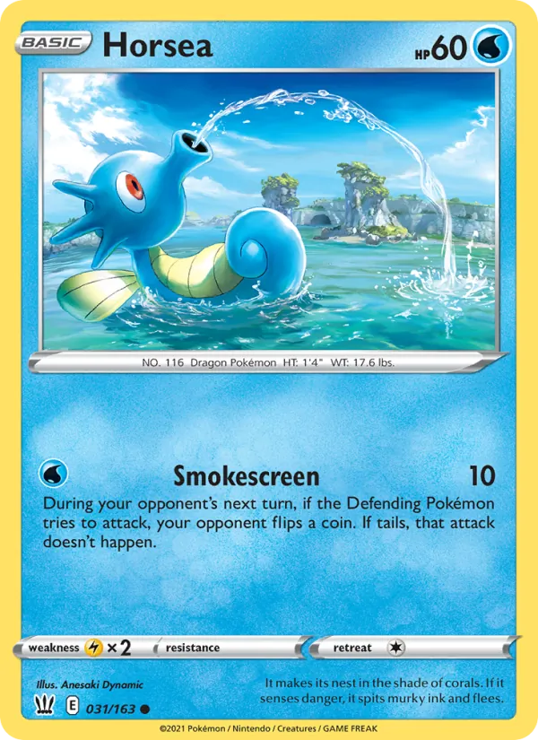31 Horsea – Battle Styles