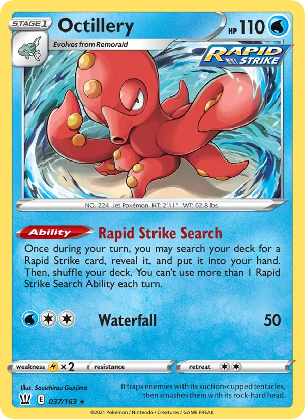 37 Octillery – Battle Styles