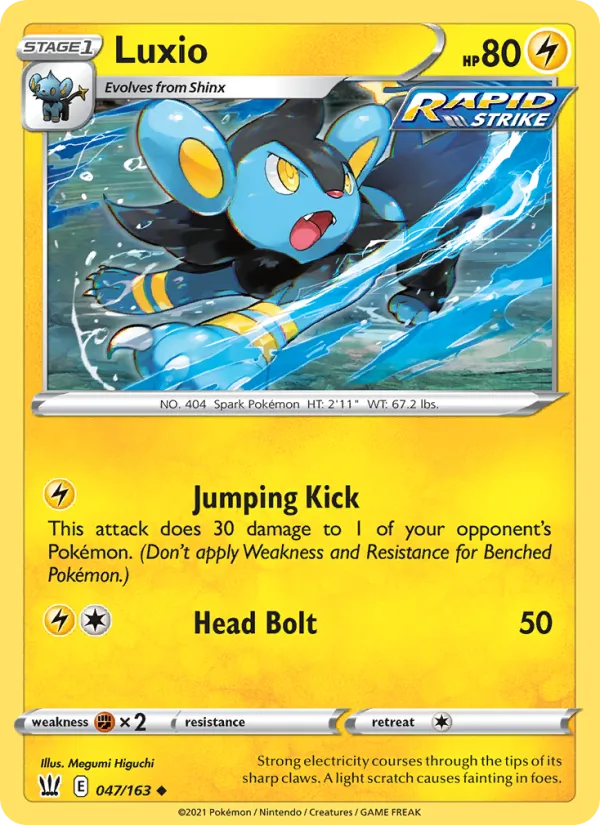 47 Luxio – Battle Styles